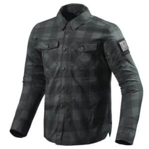 Revit Overshirt Bison Black-Grey front